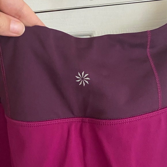 Athleta Fairway Golf Skirt Skort 18" High Waist Built In Shorts Large - Picture 7 of 10